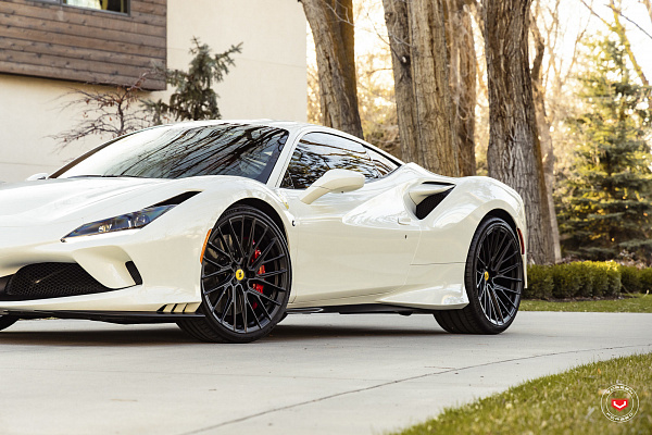 Фото дисков Vossen EVO-6TR Черный сатин на Ferrari F8