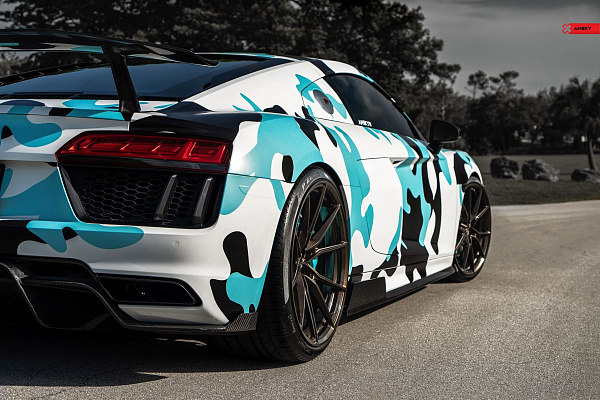 Фото дисков Anrky AN12 Глянцевая темная бронза на Audi R8 (4S)