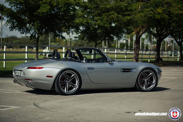 Фото дисков HRE S207 Глянцевый темный лак на BMW Z8