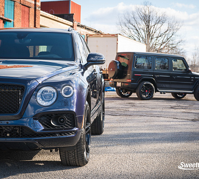 Фото дисков Vossen HF-1 на Bentley Bentayga