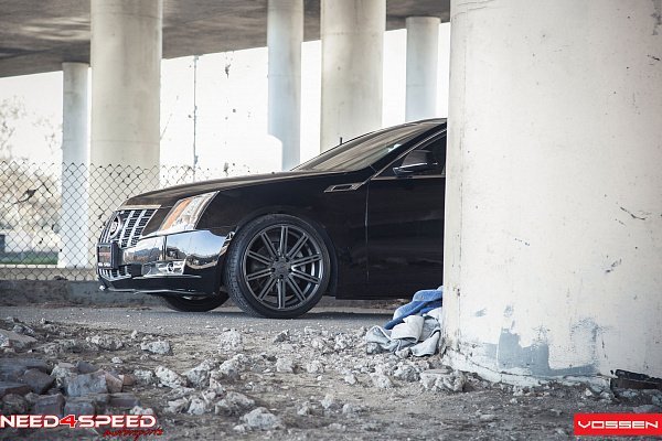 Фото дисков Vossen CV4 Сатиновый графит на Cadillac CTS II