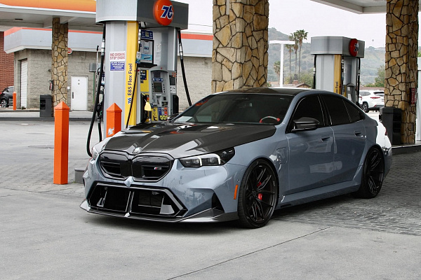 Фото дисков Brixton Forged FDE01 Черный сатин на BMW 5/M5 (G60/G90)