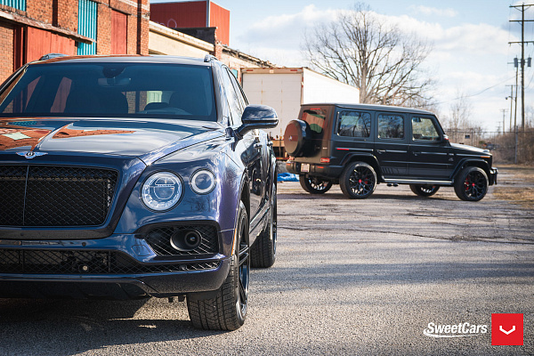 Фото дисков Vossen HF-1 Черный глянец на Bentley Bentayga