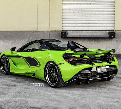 Фото дисков Strasse Wheels SV10M Deep Concave FS на McLaren 720S