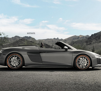 Фото дисков Strasse Wheels SV1 Deep Concave FS на Audi R8 (4S)