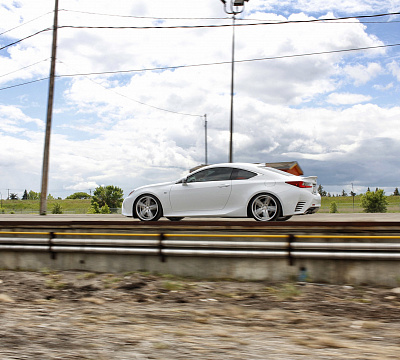 Фото дисков Vossen CV5 на Lexus RC