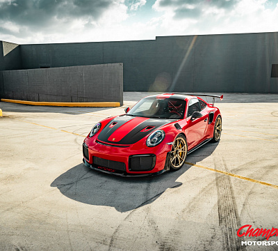 Фото дисков Vossen RS74 на Porsche 911 VII