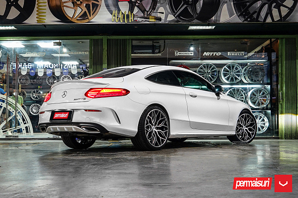 Фото дисков Vossen HF-2 Алмазная проточка на Mercedes-Benz C-Class (W205)