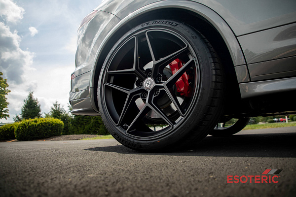 Фото дисков HRE FF11 Черный сатин на Porsche Cayenne II