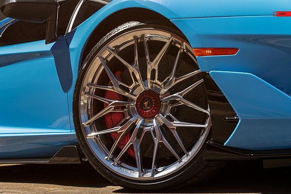 Фото дисков Anrky S1-X1 Полированный лак на Lamborghini Aventador