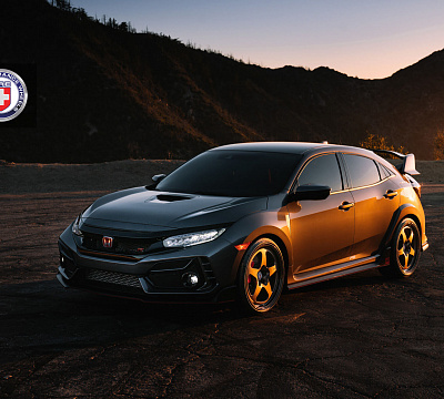 Фото дисков HRE 527 на Honda Civic Type R FK8
