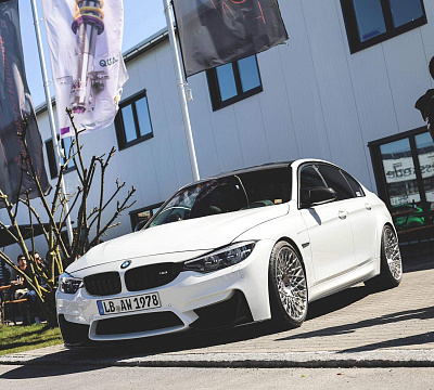 Фото дисков HRE 501M на BMW 3/M3 (F3x/F80)