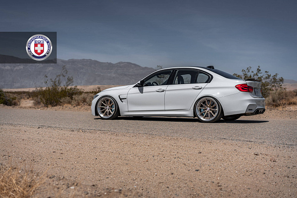 Фото дисков HRE S104SC Глянцевое темное золото на BMW 3/M3 (F3x/F80)