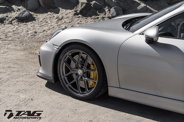 Фото дисков HRE R101 Lightweight Глянцевый тонированный лак на Porsche Cayman II