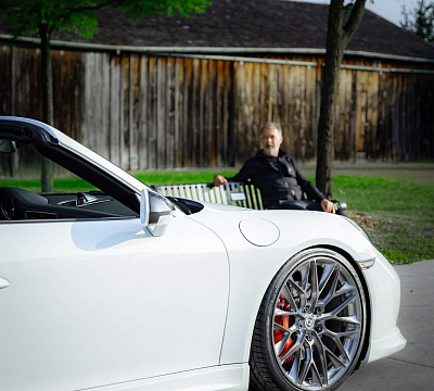 Фото дисков HRE P200 на Porsche 911 VII
