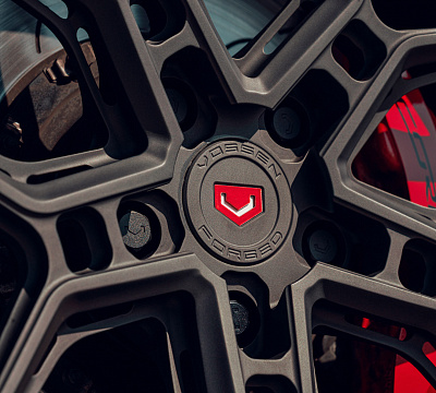 Фото дисков Vossen EVO-4R на Chevrolet Corvette C7