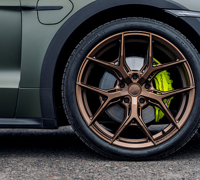 Фото дисков Vossen HF-5 на Porsche Taycan I
