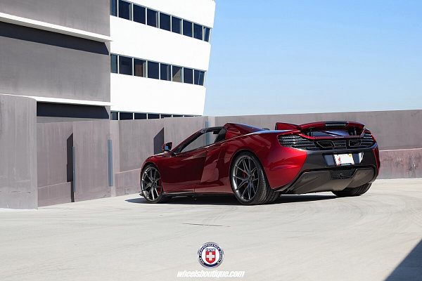 Фото дисков HRE P101 Сатиновый графит на McLaren 650S