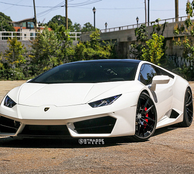 Фото дисков Strasse Wheels SV1 Deep Concave Monoblock на Lamborghini Huracan