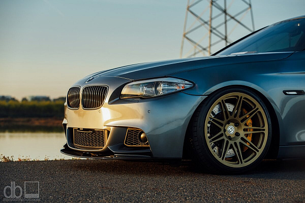 Фото дисков HRE 301M Сатиновое золото на BMW 5/M5 (F10)