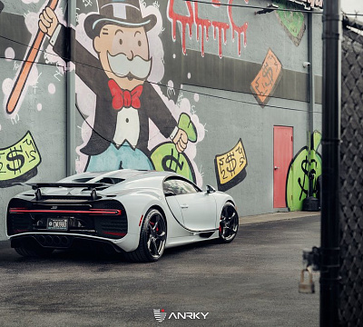 Фото дисков Anrky XR-105 на Bugatti Chiron