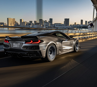 Фото дисков Brixton Forged RS01 на Chevrolet Corvette C8