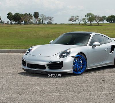 Фото дисков Strasse Wheels SV1 Deep Concave Monoblock на Porsche 911 VII