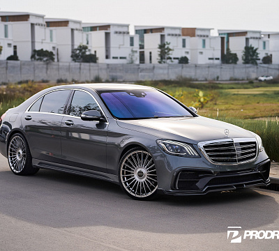 Фото дисков Vossen HF-8 на Mercedes-Benz S-Class (W222, C217)