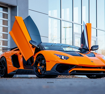 Фото дисков Strasse Wheels SM5R Deep Concave Monoblock на Lamborghini Aventador