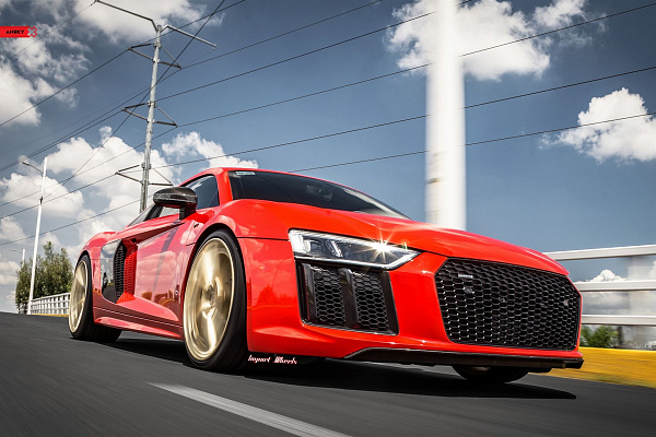Фото дисков Anrky AN23 Сатиновая шампань на Audi R8 (4S)