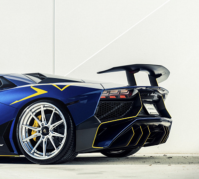 Фото дисков Vossen EVO-2R (3-Piece) на Lamborghini Aventador