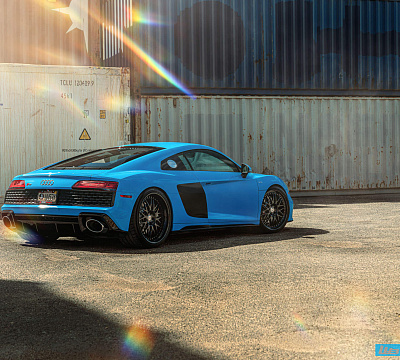 Фото дисков HRE 540C на Audi R8 (4S)