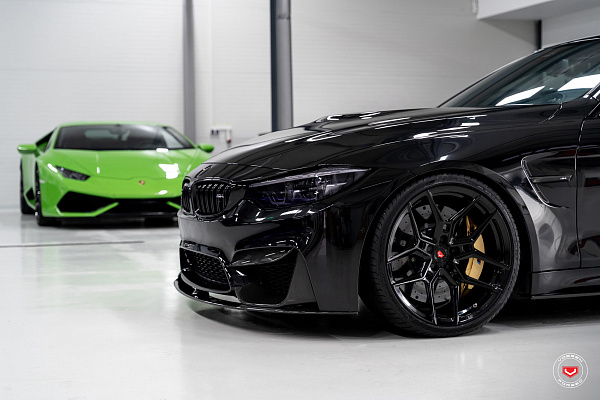 Фото дисков Vossen EVO-4 Черный глянец на BMW 4/M4 (F32/F82)