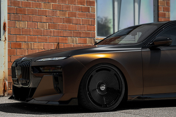 Фото дисков ST Wheels ST7 Черный глянец на BMW 7 (G70)