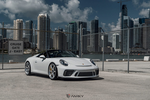 Фото дисков Anrky AN36-S Полированный лак на Porsche 911 VII