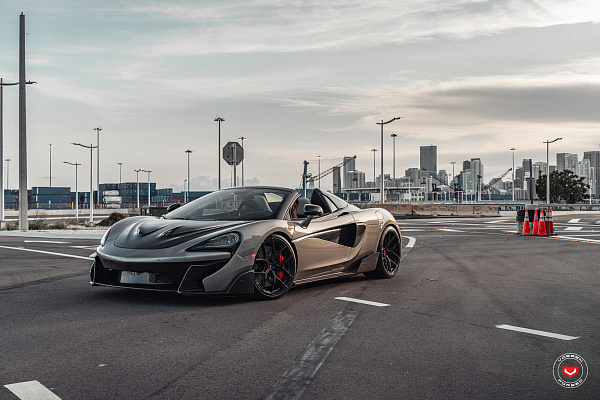 Фото дисков Vossen S21-01 Черный глянец на McLaren 570S