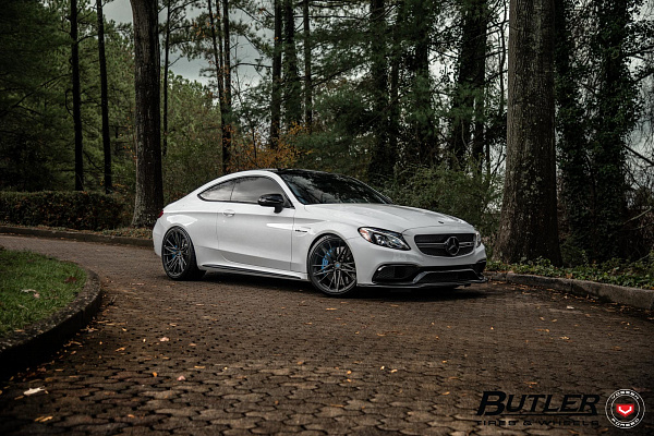 Фото дисков Vossen M-X6 Черный сатин на Mercedes-Benz C-Class (W205)