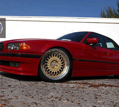 Фото дисков HRE 501 на BMW 7 (E38)