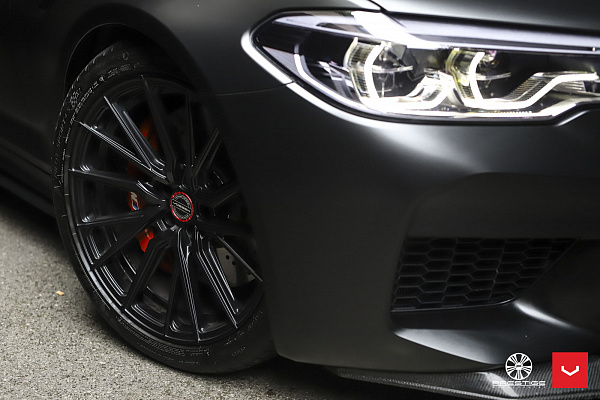 Фото дисков Vossen HF-3 Черный сатин на BMW 5/M5 (G30/F90)