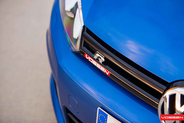 Фото дисков Vossen CV3 Серебро на Volkswagen Golf VII