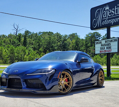 Фото дисков HRE P101 на Toyota Supra A90