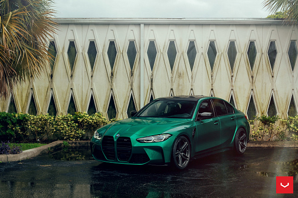 Фото дисков Vossen HF-1 Сатиновый графит на BMW 3/M3 (G2x/G80)
