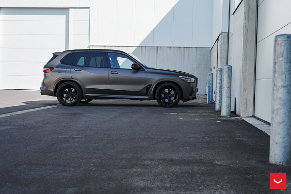 Фото дисков Vossen HF-5 Черный сатин на BMW X5/X5 M (G05/G18/F95)