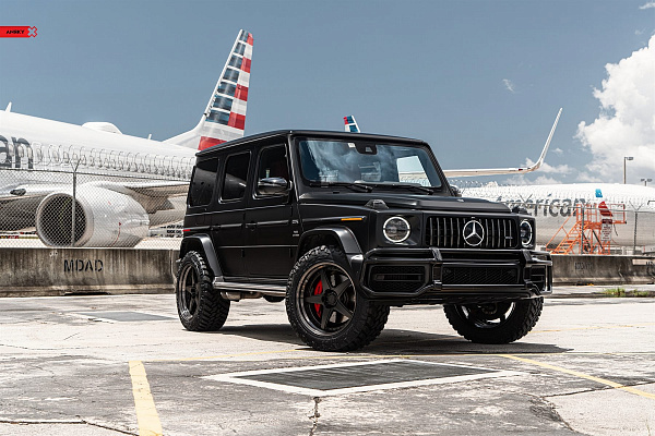 Фото дисков Anrky RS5 Черный сатин на Mercedes-Benz G-Class III