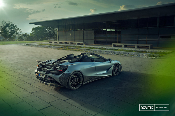 Фото дисков NOVITEC MC3 Черный сатин на McLaren 720S