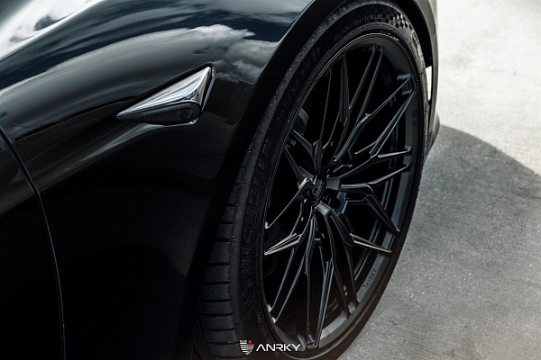 Фото дисков Anrky S1-X1 Черный сатин на Tesla Model S