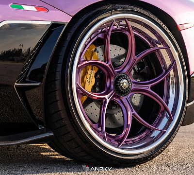 Фото дисков Anrky S3-X0 на Lamborghini Aventador