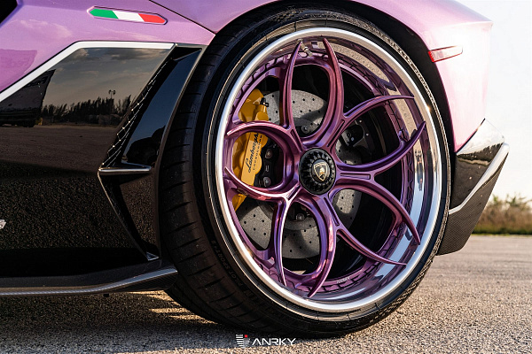 Фото дисков Anrky S3-X0 Другой цвет на Lamborghini Aventador