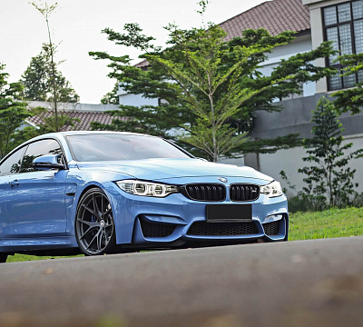 Фото дисков HRE P101 на BMW 4/M4 (F32/F82)