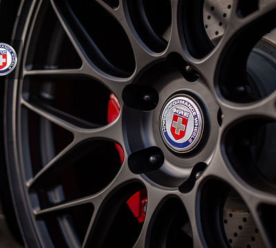 Фото дисков HRE RC100 на Porsche 911 VIII